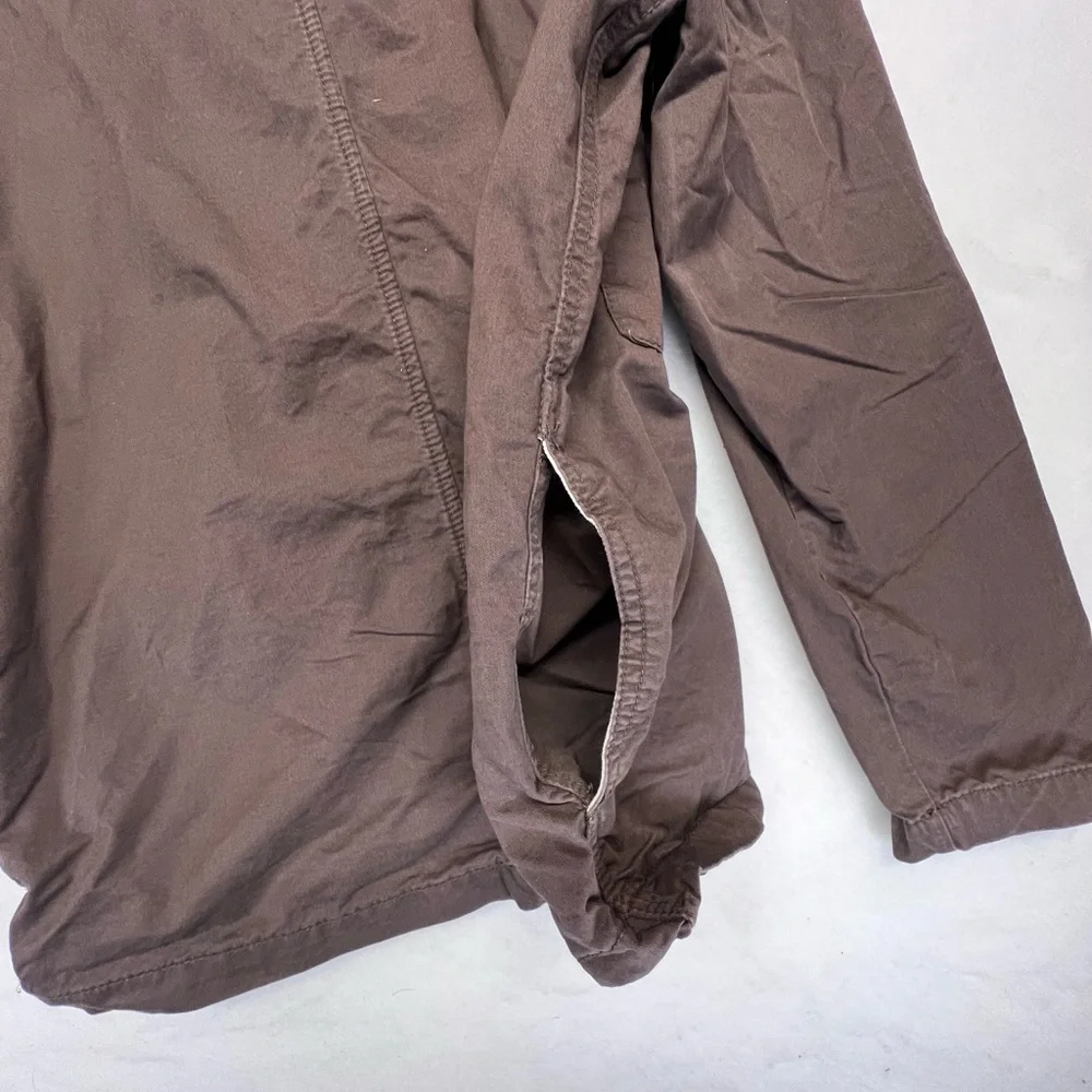 Zara‎ Men’s Twill Utility Coat Brown-Small